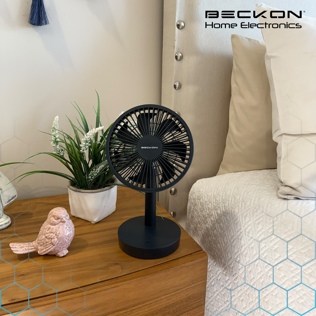 Foto 5 | Ventilador de Escritorio Moon con Cable Usb Silencioso