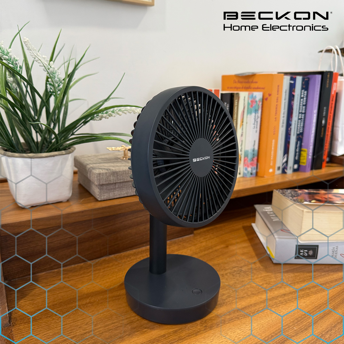 Foto 7 pulgar | Ventilador de Escritorio Moon con Cable Usb Silencioso