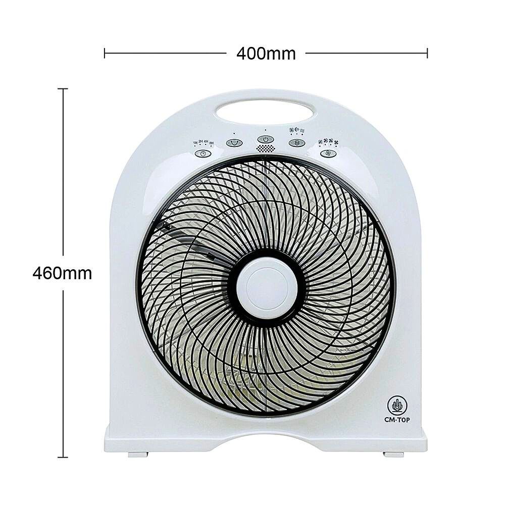 Foto 3 | Ventilador de Mesa con Asa 4 Velocidades 12 Pulgadas
