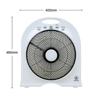 Foto 3 | Ventilador de Mesa con Asa 4 Velocidades 12 Pulgadas