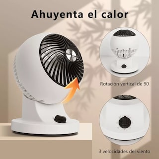 Foto 2 | Ventilador de Escritorio 3 Velocidades Portatil