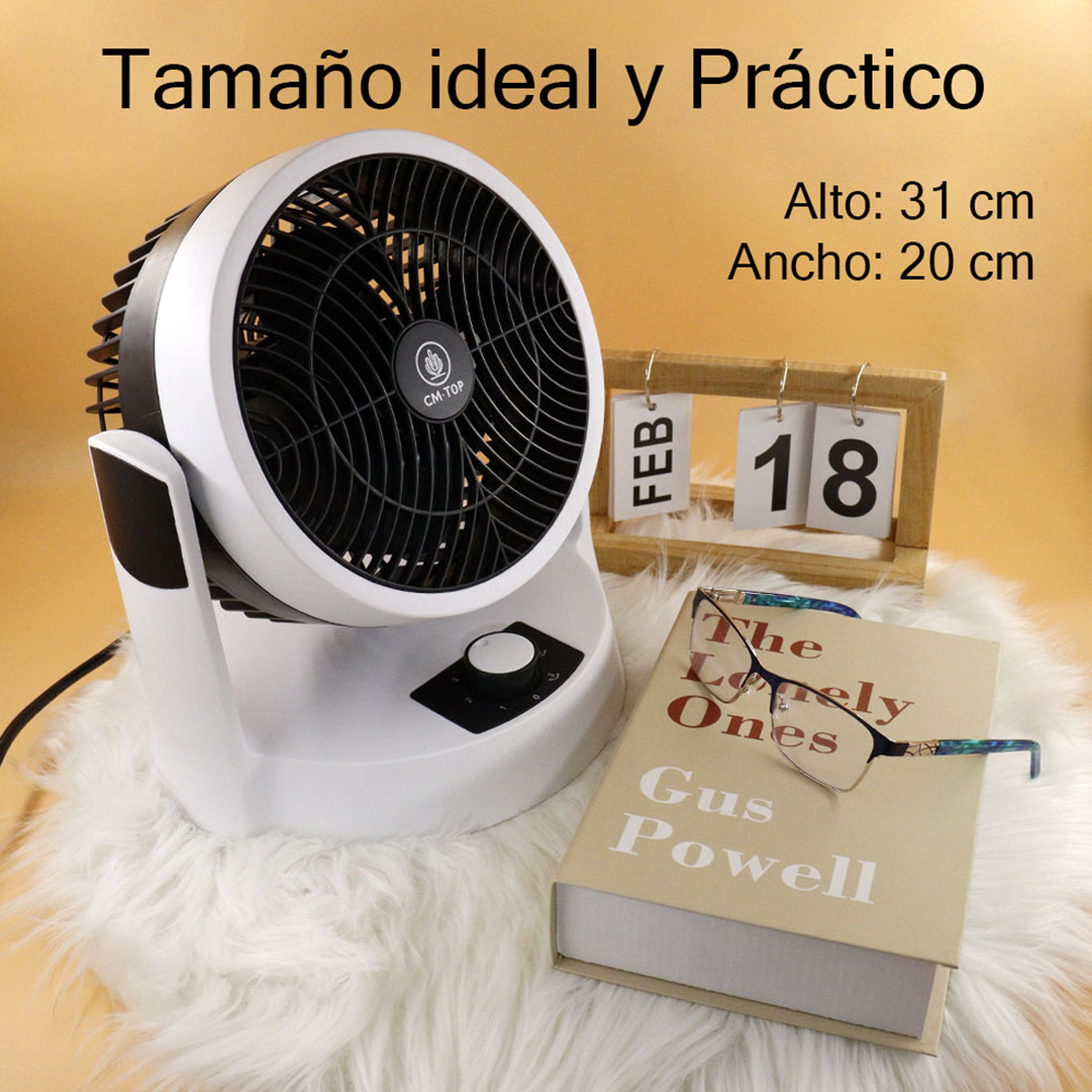 Foto 5 pulgar | Ventilador de Mesa Circulador 3 Velocidades