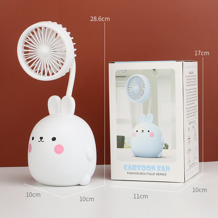 Foto 6 pulgar | Ventilador Usb Pequeño Y Ligero Con Lámpara De Escritorio Y Soporte Para Bolígrafos - Venta Internacional.