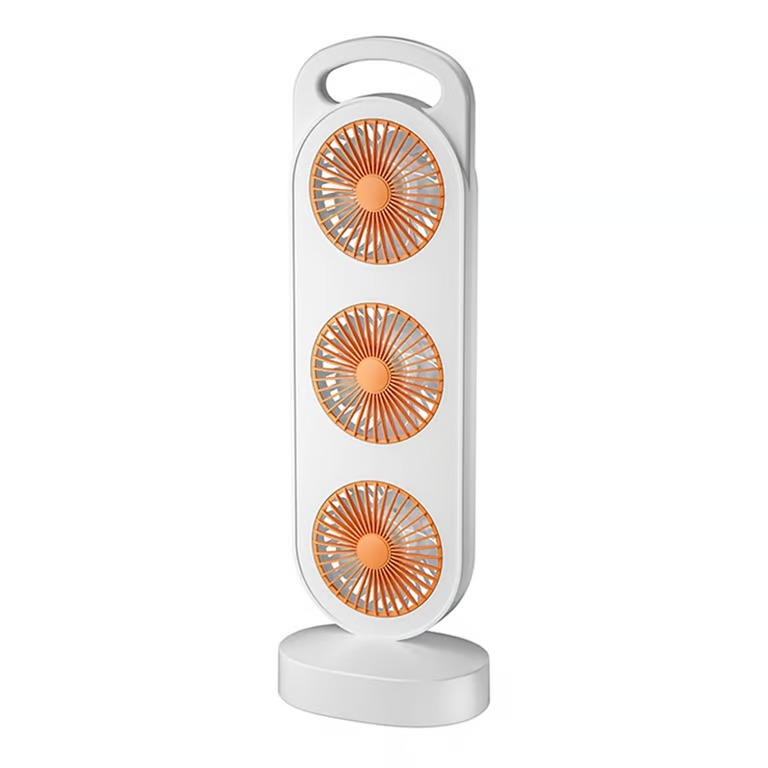 Foto 5 pulgar | Ventilador de Escritorio Diseño Turbina Triple Recargable