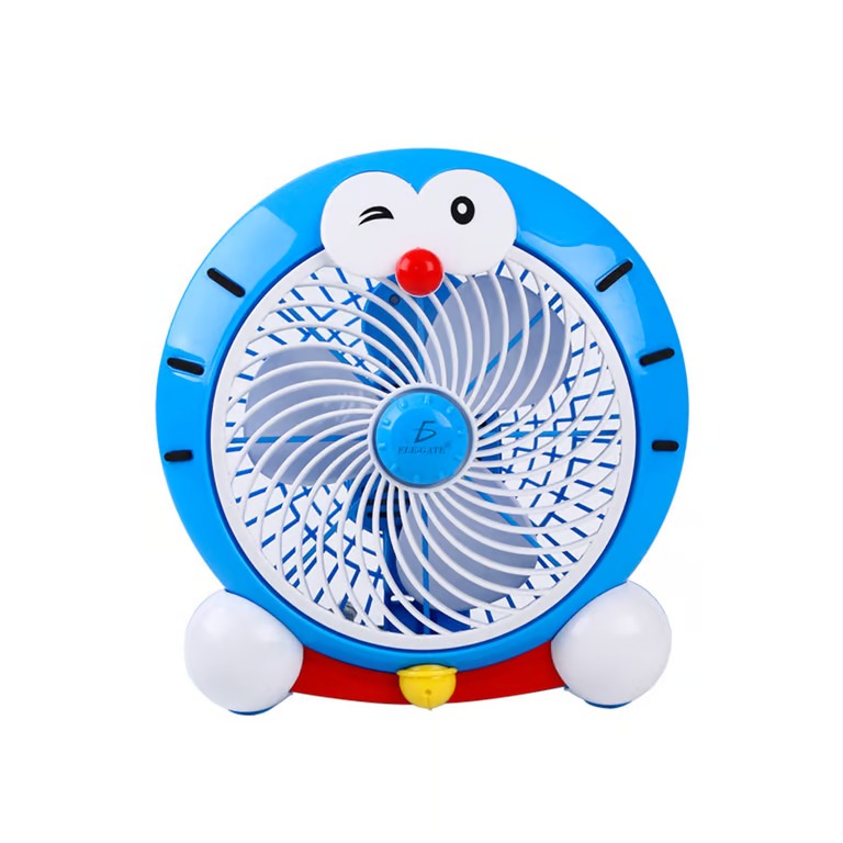 Foto 2 pulgar | Ventilador de Escritorio 3 Velocidades con Diseño de Doraemon