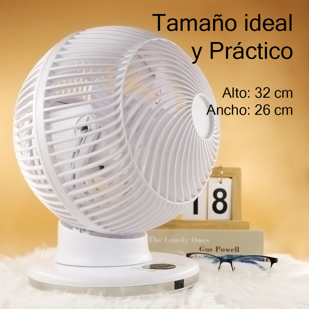 Foto 4 | Ventilador Redondo Oscilatorio 12 Velocidades Control Remoto