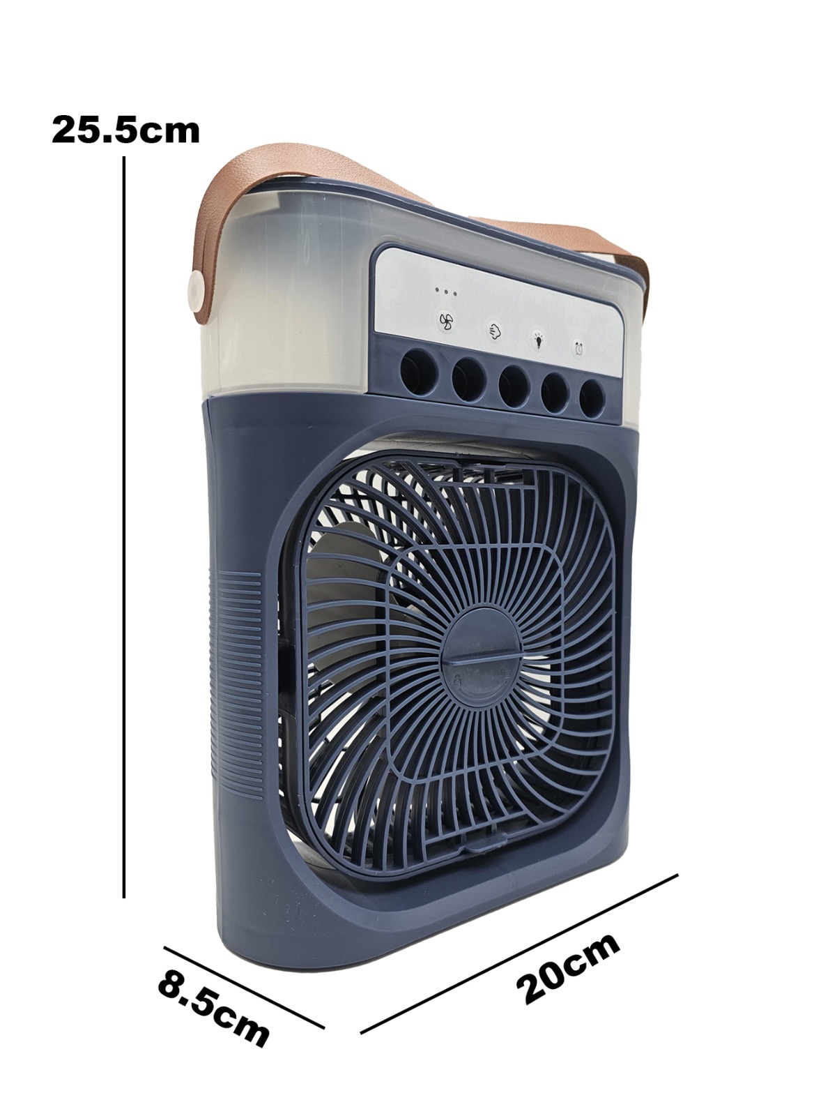 Foto 5 | Ventilador Con Humificador Azul