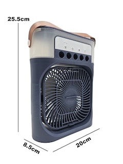Foto 5 | Ventilador Con Humificador Azul