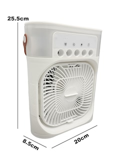 Foto 5 | Ventilador Con Humificador Blanco