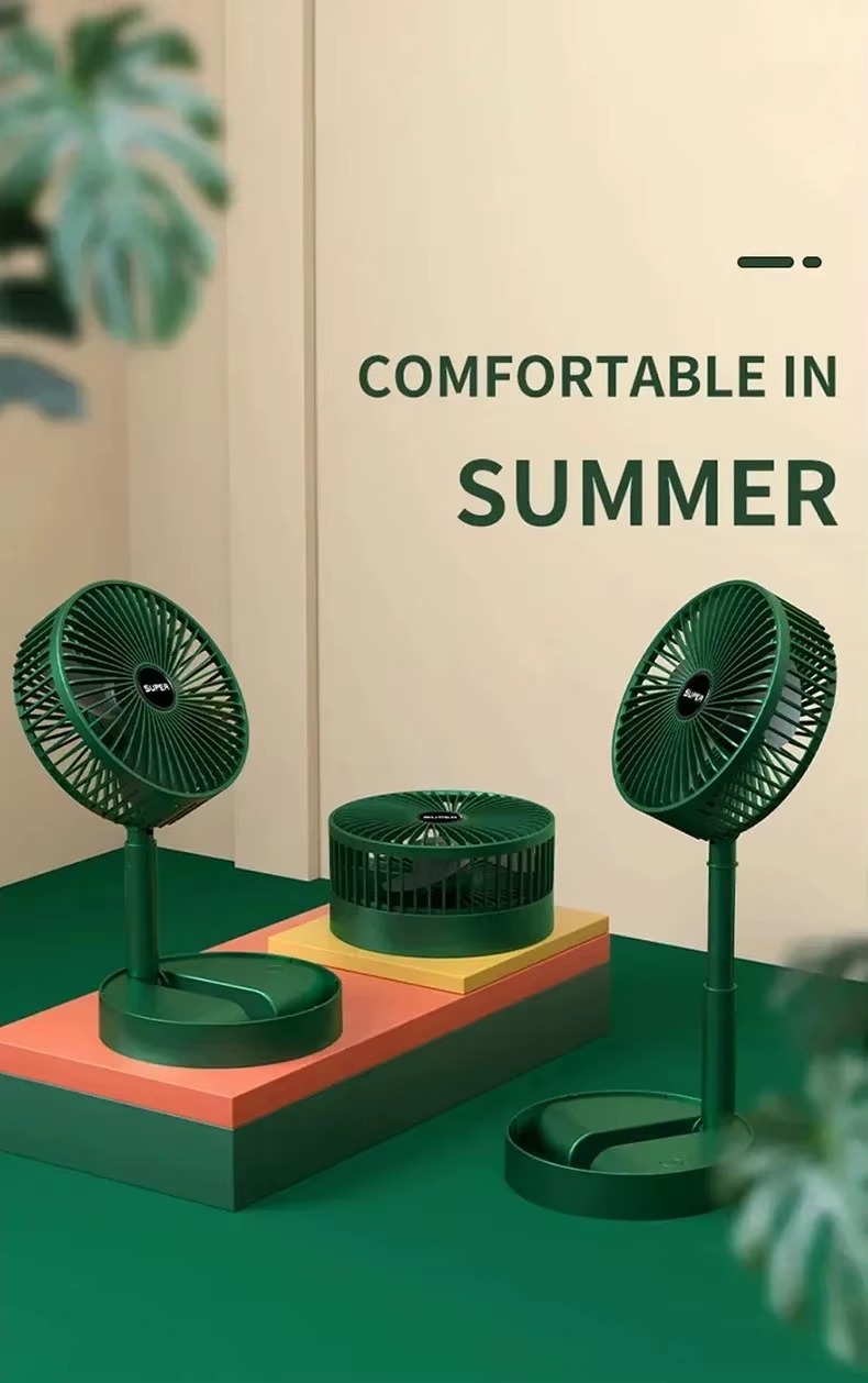 Foto 4 | Ventilador Telescopio Portátil Plegable Para Escritorio Usb