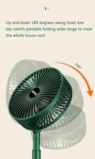 Foto 5 | Ventilador Telescopio Portátil Plegable Para Escritorio Usb