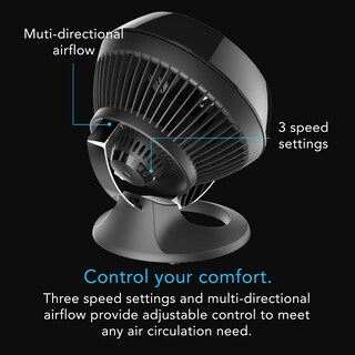 Foto 3 | Ventilador Circulador De Aire Vornado 460 Para Toda La Habitación, 3 Velocidades, Negro - Venta Internacional.