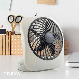 Foto 7 | Ventilador Con Pilas O2cool Treva De 5 Pulgadas Y 2 Velocidades, Color Gris - Venta Internacional.