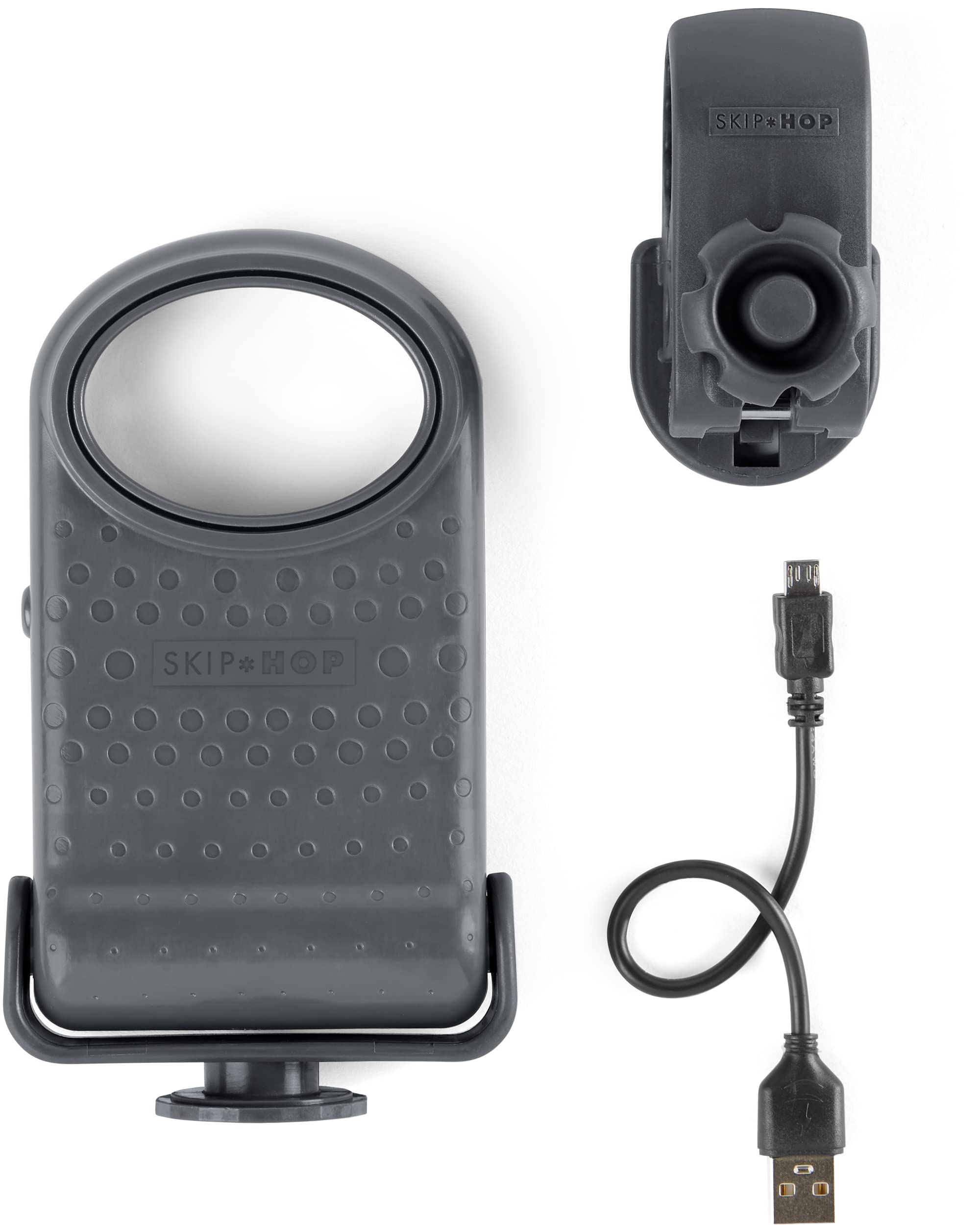 Foto 5 | Ventilador Portátil Skip Hop Sin Aspas De 3 Velocidades Para Cochecito, Color Gris - Venta Internacional.