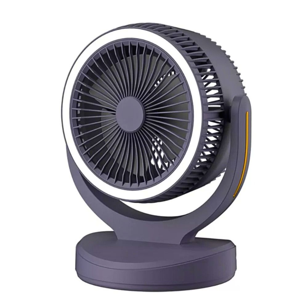 Foto 8 | Miniventilador de Escritorio CM-Top con Lámpara Recargable Portátil Azul