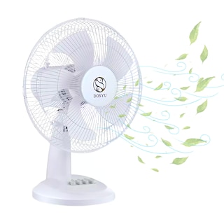 Foto 1 | Ventilador De Escritorio Dosyu Abanico De Mesa Oscilatorio 5 Aspas 3 Velocidades