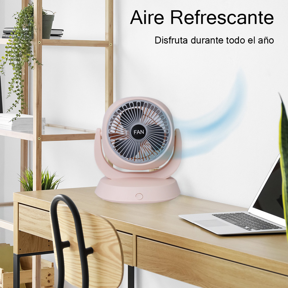 Foto 2 | Ventilador de Escritorio CM-TOP Recargable