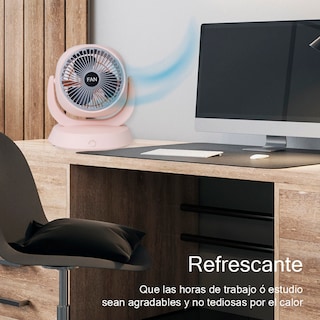Foto 3 | Ventilador de Escritorio CM-TOP Recargable