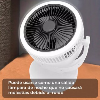 Foto 4 | Miniventilador de Escritorio con Lámpara CM-TOP
