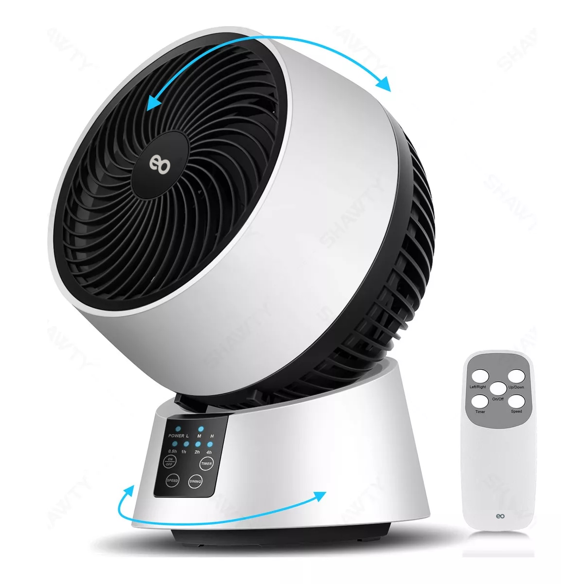 Ventilador Circulador De Aire De Mesa Eo Safe Imports Esi-18756 Multicolor