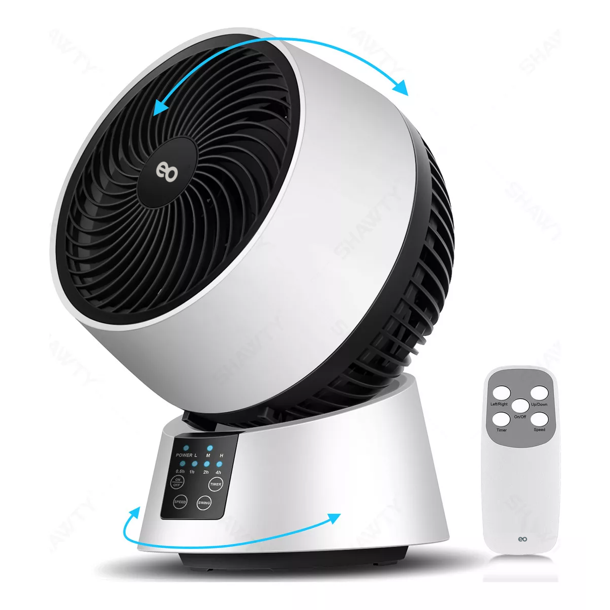 Ventilador Circulador De Aire De Mesa Eo Safe Imports Esi-18756 Multicolor