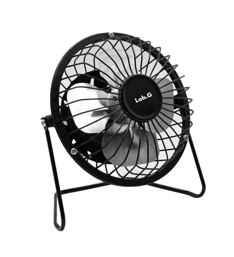 Ventilador de Escritorio Lab.G Usb Aspas de Metal 14 cm