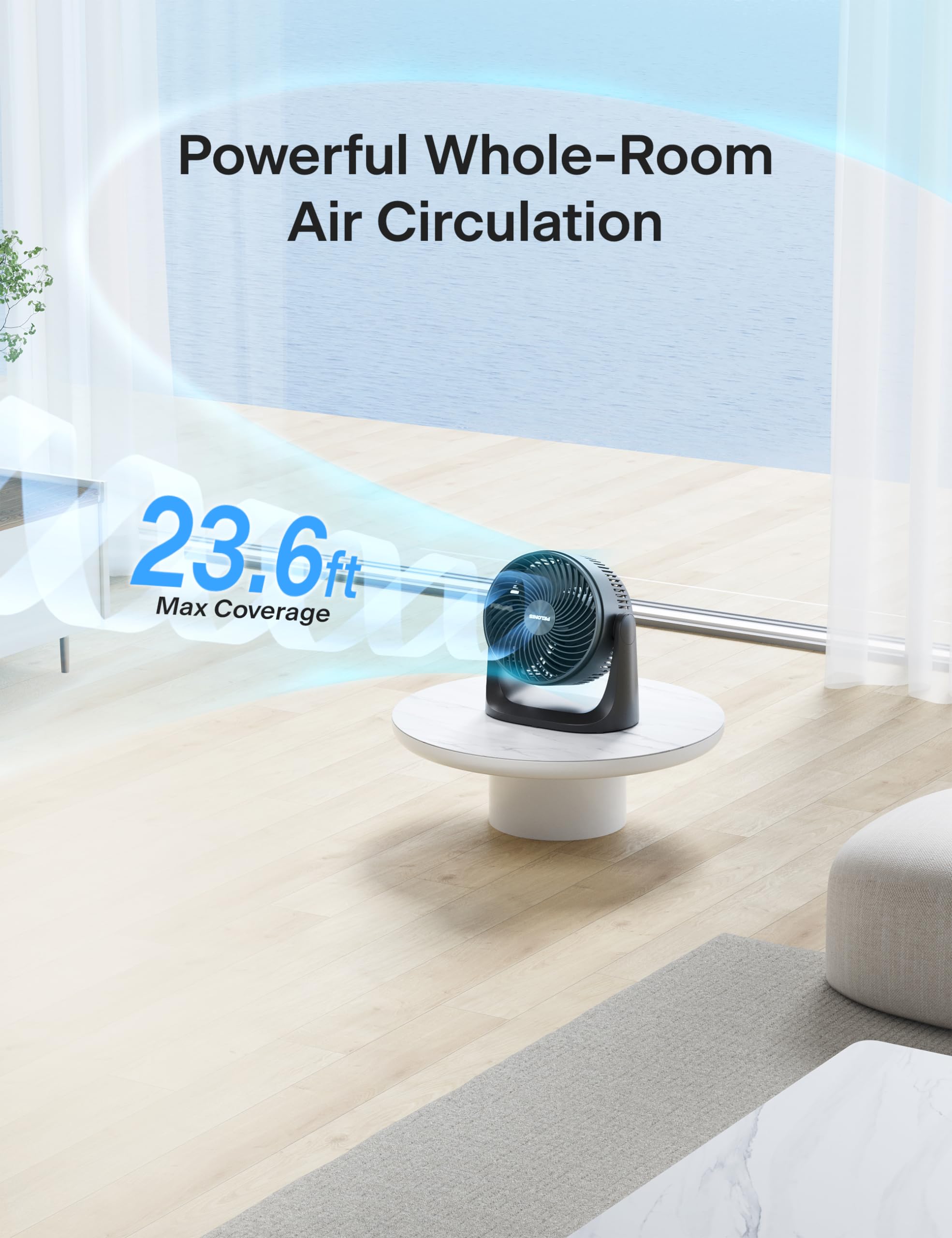 Foto 2 | Ventilador de Escritorio Pelonis 3 Velocidades - Venta Internacional