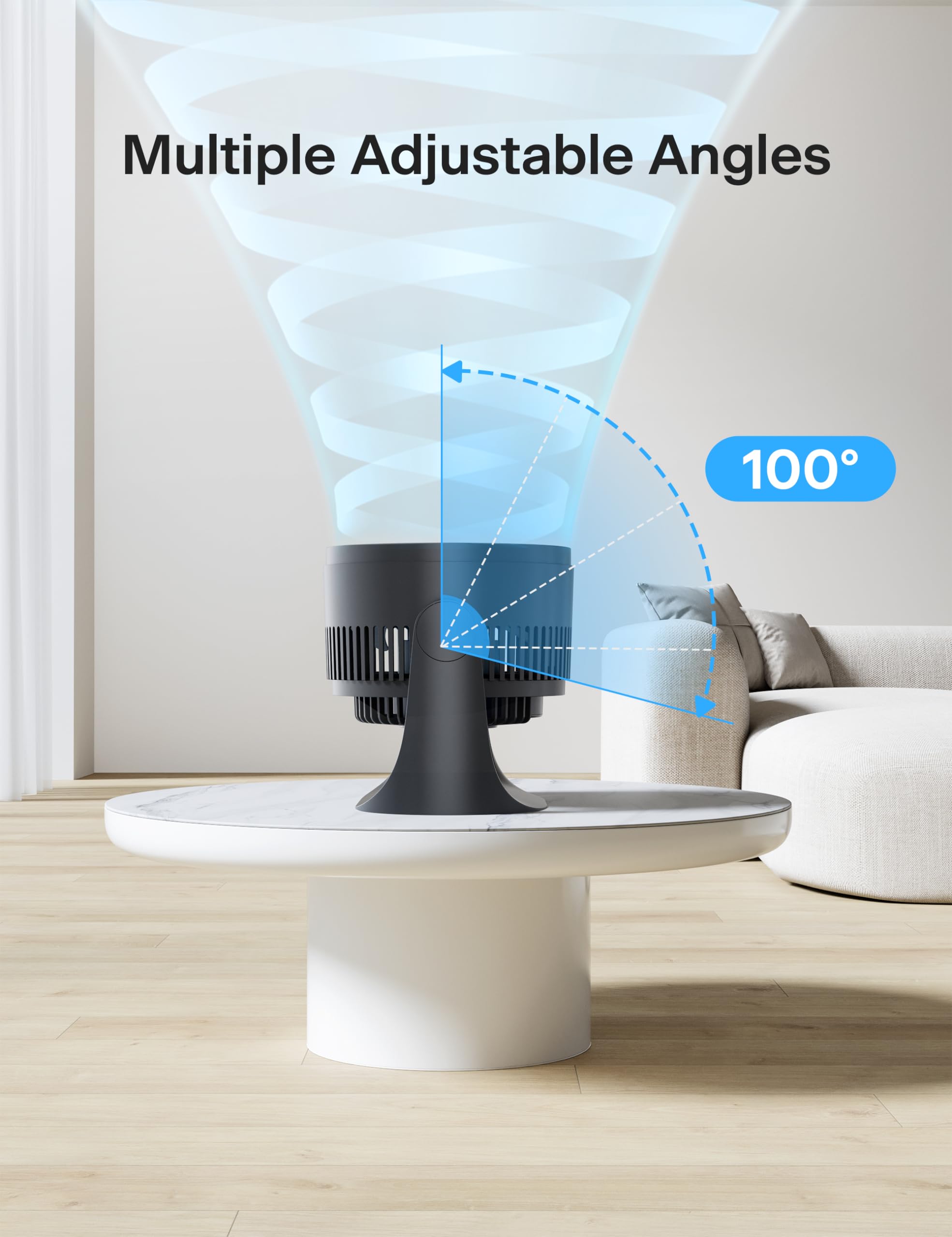 Foto 5 pulgar | Ventilador de Escritorio Pelonis 3 Velocidades - Venta Internacional