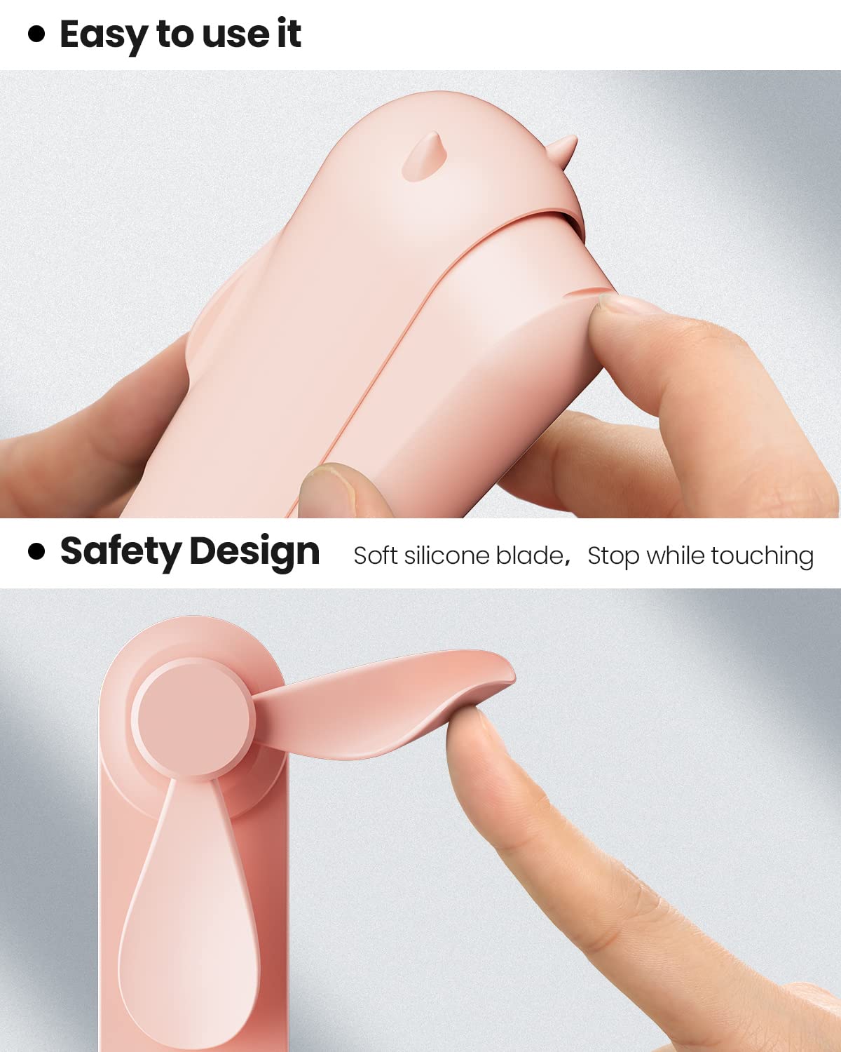 Foto 7 pulgar | Ventilador De Mano Gaiatop Portátil Plegable Con Batería De 2000 Mah - Venta Internacional.