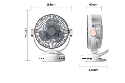 Foto 4 | Ventilador de Escritorio Xtellar 5 Velocidades