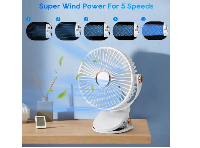 Foto 6 pulgar | Ventilador de Escritorio Xtellar 5 Velocidades