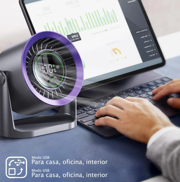 Foto 3 pulgar | Ventilador de Escritorio Xtellar 5 Velocidades