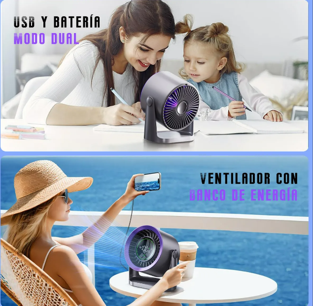 Foto 5 pulgar | Ventilador de Escritorio Xtellar 5 Velocidades