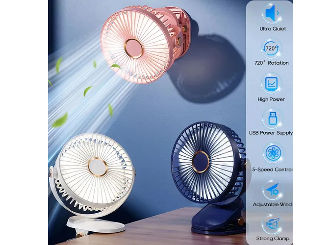 Foto 5 pulgar | Ventilador de Escritorio Xtellar 5 Velocidades