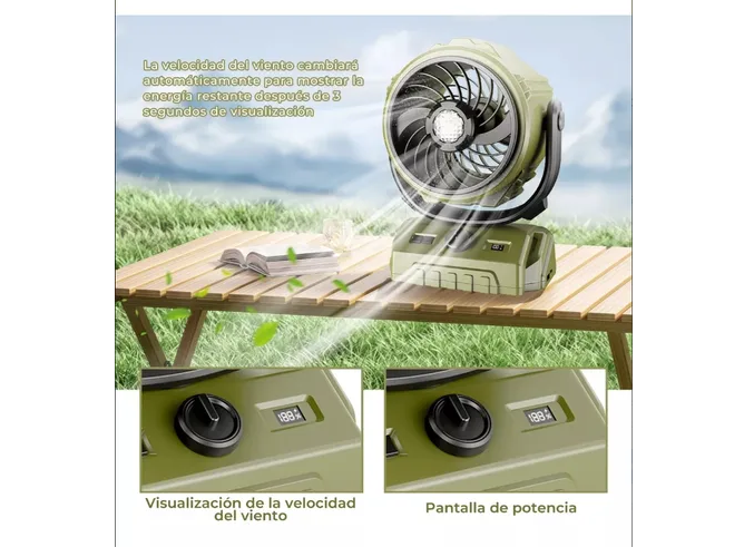 Foto 5 pulgar | Ventilador de Escritorio Xtellar 3 Velocidades