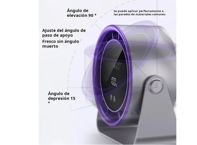 Foto 3 pulgar | Ventilador de Escritorio Xtellar con Luz