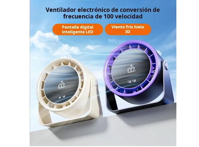 Foto 4 pulgar | Ventilador de Escritorio Xtellar con Luz