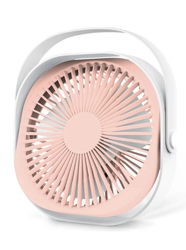 Foto 1 | Ventilador de Escritorio Xtellar Recargable Rosa