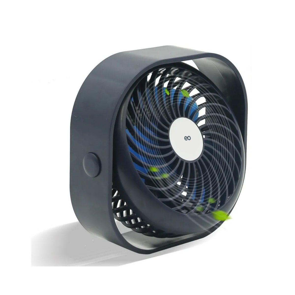 Ventilador de Escritorio Recargable 13 cm Negro