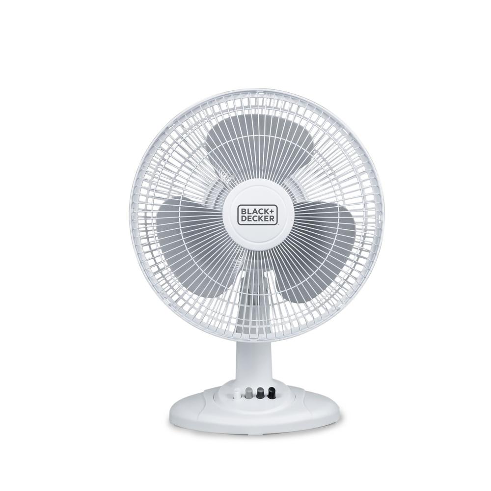Foto 2 pulgar | Black + Decker Ventilador De Escritorio 12” Oscilante Y Compacto Bfdt12sw
