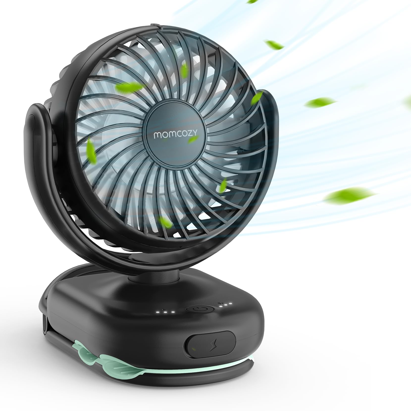 Foto 2 pulgar | Ventilador Portátil Para Cochecito Momcozy Con Clip, 4 Velocidades, Recargable - Venta Internacional.