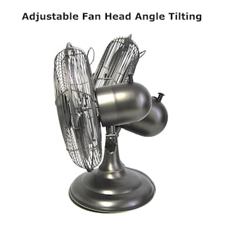 Foto 3 | Ventilador De Mesa Optimus F-6212a, 3 Velocidades, 60 W, 30 Cm, Portátil, Retro - Venta Internacional.