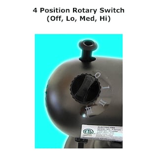 Foto 5 | Ventilador De Mesa Optimus F-6212a, 3 Velocidades, 60 W, 30 Cm, Portátil, Retro - Venta Internacional.