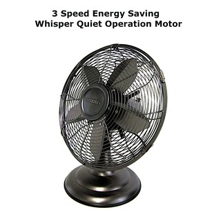 Foto 7 | Ventilador De Mesa Optimus F-6212a, 3 Velocidades, 60 W, 30 Cm, Portátil, Retro - Venta Internacional.