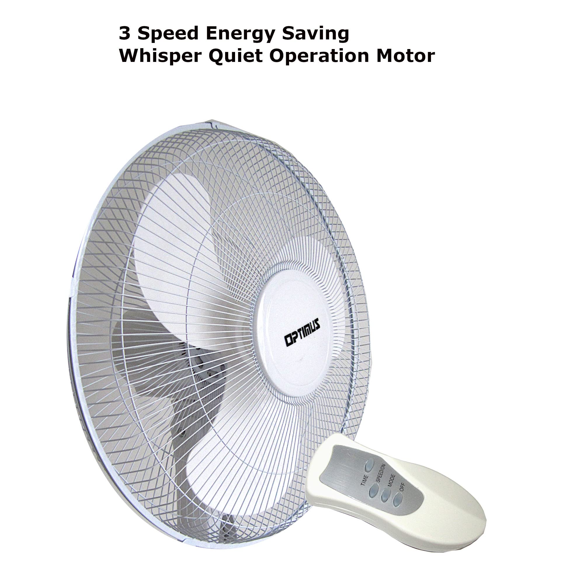 Foto 4 pulgar | Ventilador Eléctrico Optimus F-1672wh Con Soporte Oscilante Con Mando A Distancia De 40 Cm - Venta Internacional.