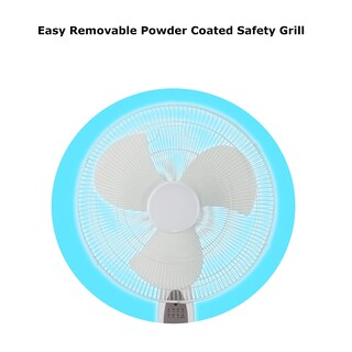 Foto 6 | Ventilador Eléctrico Optimus F-1672wh Con Soporte Oscilante Con Mando A Distancia De 40 Cm - Venta Internacional.
