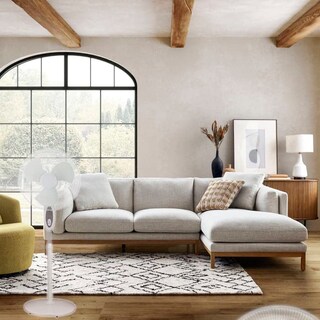 Foto 7 | Ventilador Eléctrico Optimus F-1672wh Con Soporte Oscilante Con Mando A Distancia De 40 Cm - Venta Internacional.