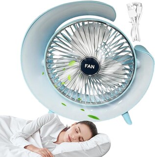 Foto 5 | Ventilador Portátil Con Lampara Luz Rgb De 3 Velocidades
