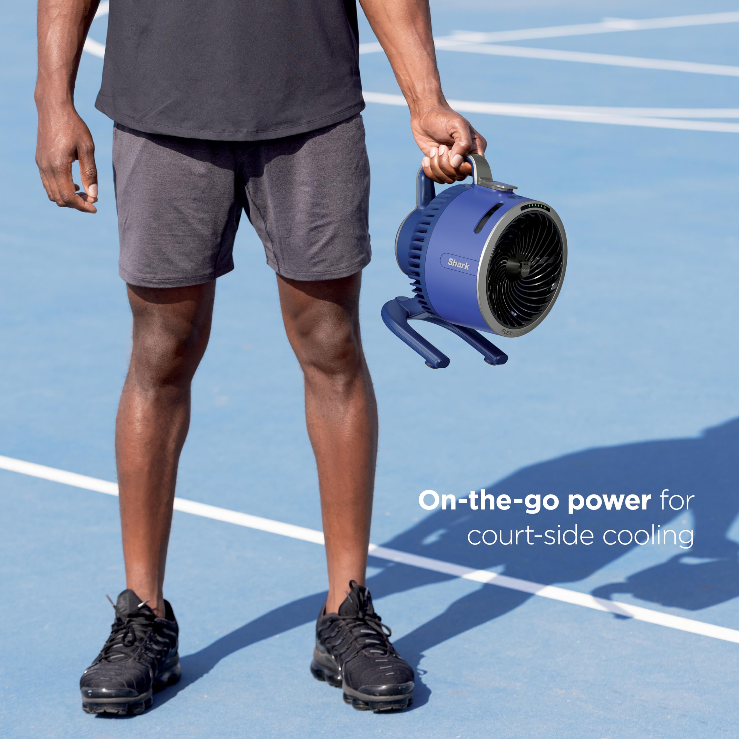 Foto 2 | Ventilador Portátil Shark Flexbreeze Hydrogo Con Cargador De Coche Violet - Venta Internacional.