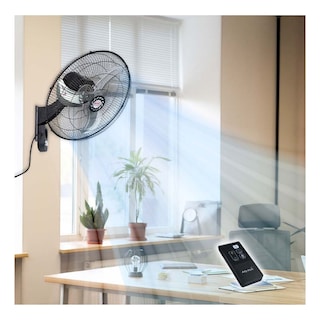 Foto 8 | Ventilador De Pared Metálico De 20'' Negro Mytek 3420